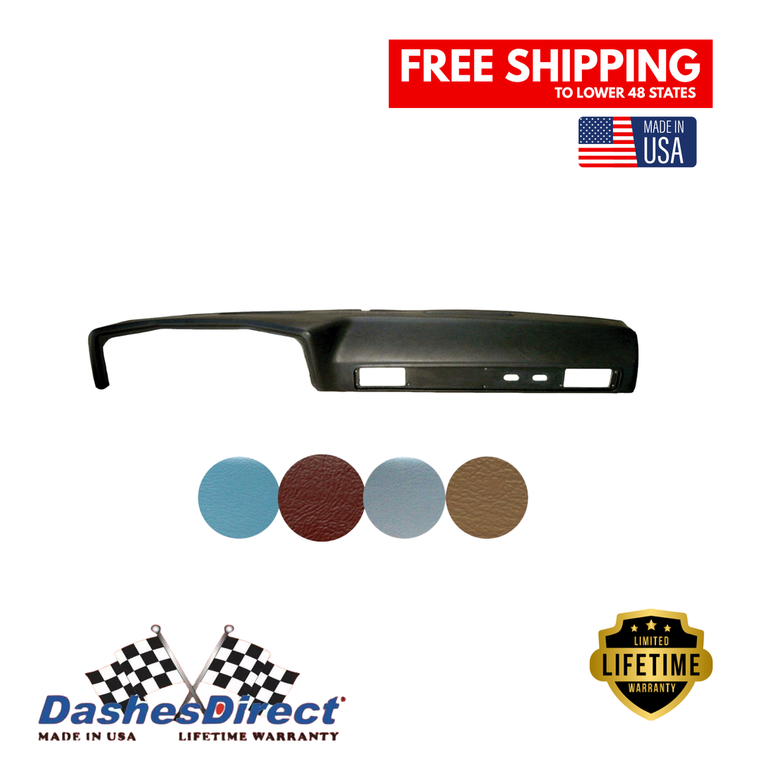 1973-1978 Chevy & GMC Truck Urethane Dash Pad