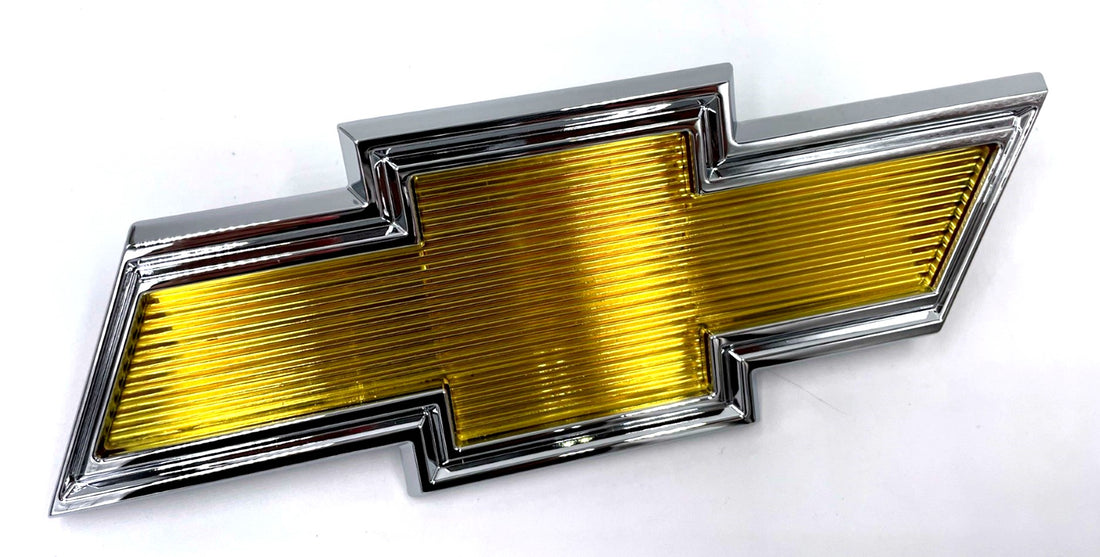 1975-1979 Chevrolet Grille Emblem - Yellow Bowtie