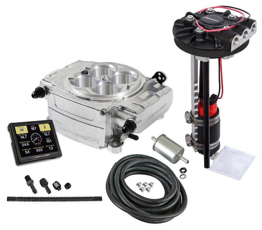 Holley Sniper 2 Master Kit-Shiny Returnless