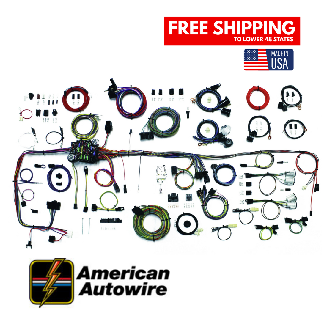 American Autowire 1983-1987 Wiring Harness Kit Complete - Chevrolet & GMC Truck 510706
