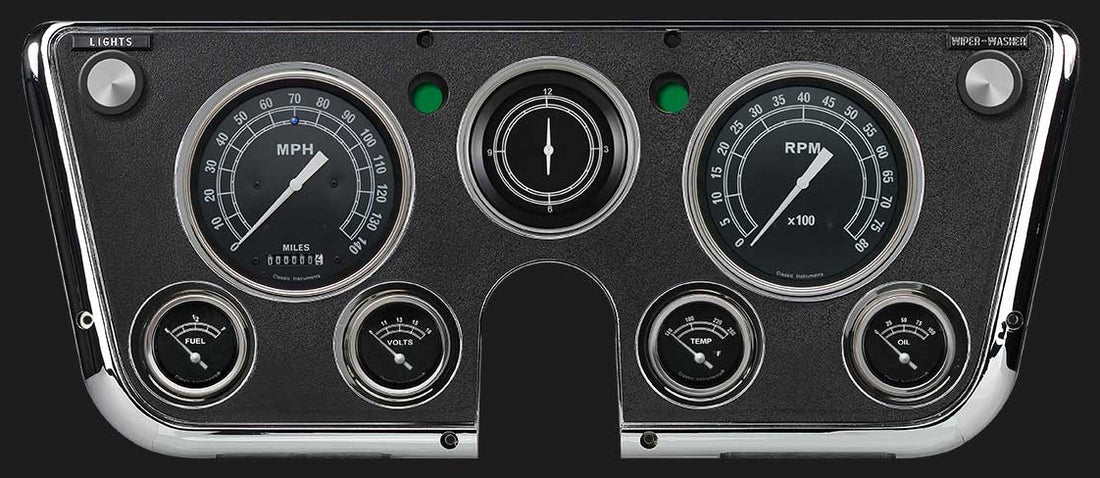 1967-1972 Chevy Truck Traditional Series Electronic Gauges CT67TR