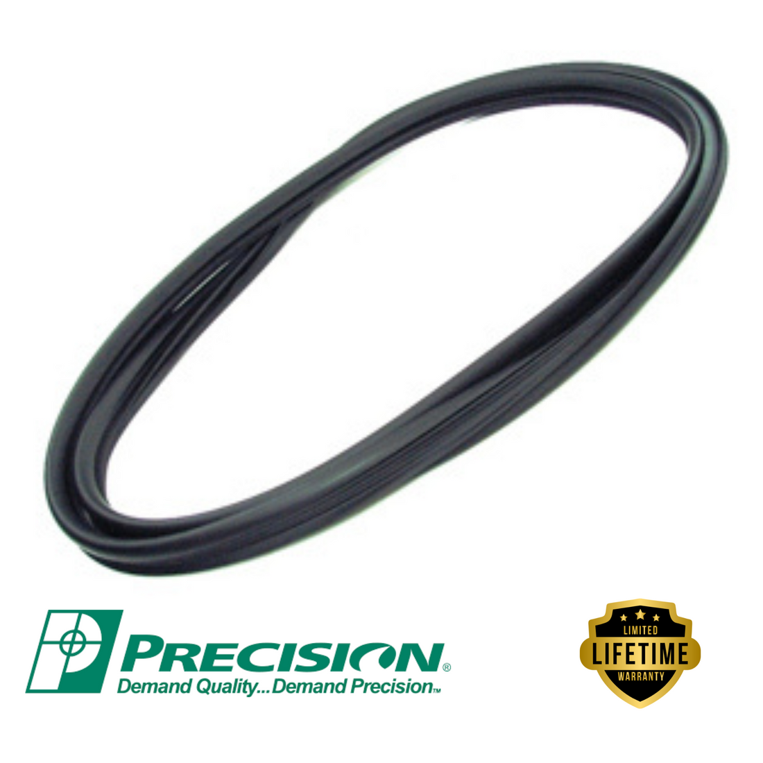 Precision-1973-1987 Windshield Weatherstrip  Standard (Does Not Accept Trim)-GM-WBL 848