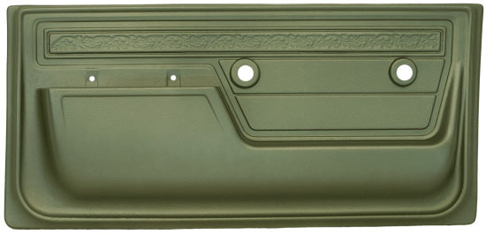 1972 Door Panels Set Scroll Pattern Green-GM Truck