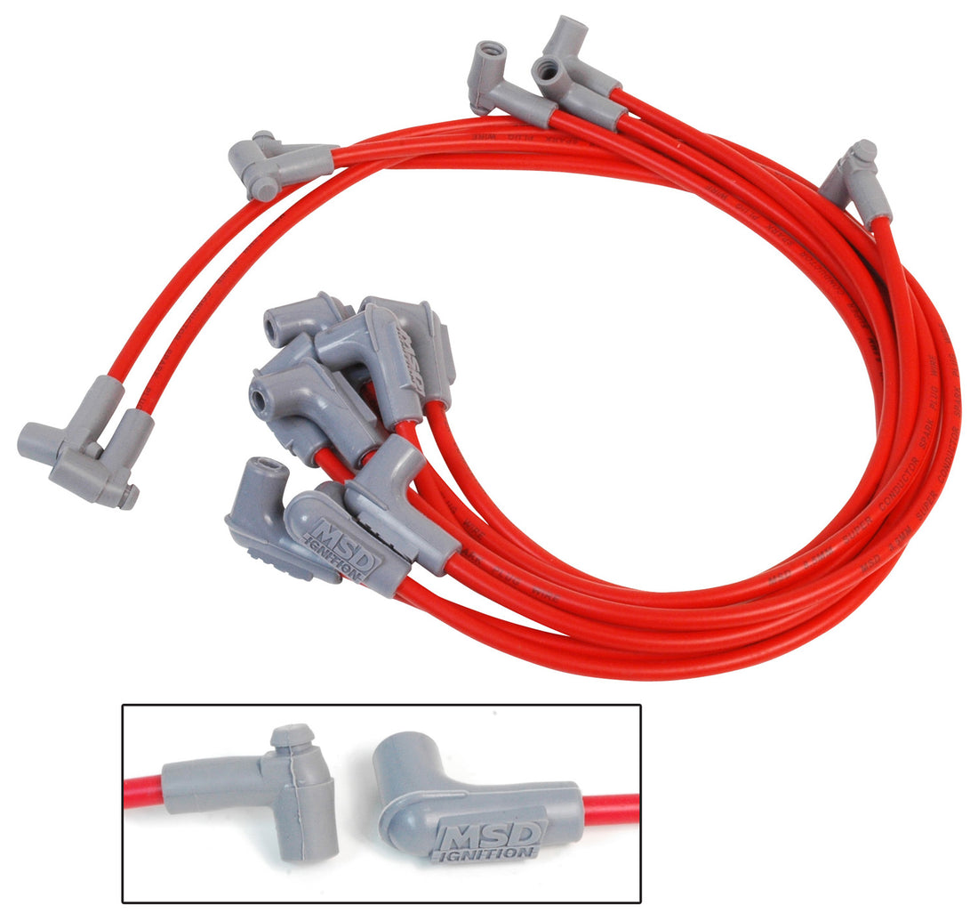 MSD V8 Super Conductor Spark Plug Wire Set-35659