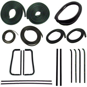 1960-1963 Chevrolet & GMC Truck Weatherstrip Kit (Small Rear Window, Deluxe)-GM Truck