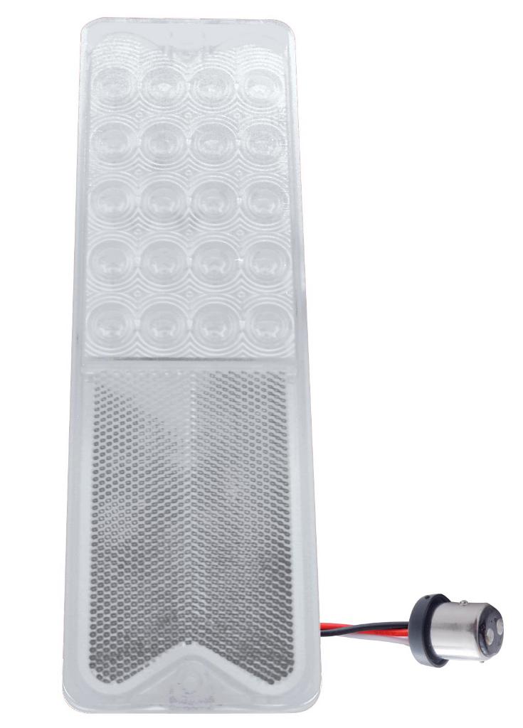 1967-1972 Taillight Lens Clear Fleetside- L.E.D.-GM Truck