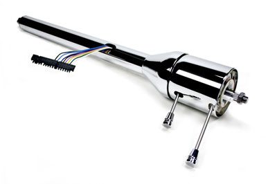Retrofit 1955-59 Chevy Tilt Floor Shift Steering Column Chrome