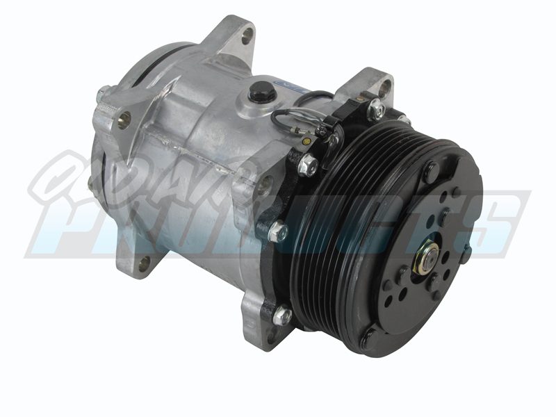 Universal, Heavy Duty, Sanden 510 & Equivalent, R134a, Vertical O-Ring, Serpentine Clutch