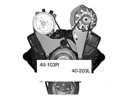 1968-1972 Altenator Engine Bracket (LH) - GM Sm. Block