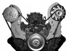 1969-up Altenator Engine Bracket (LH) - GM Small Block
