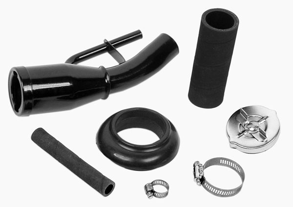 1947-1954 Chevrolet & GMC Truck Filler Neck and Hose Kit, Black - GM Truck