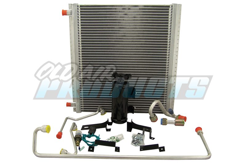 1947-1955 Chevrolet & GMC Truck A/C Condenser Kit - Drivers Side Compressor