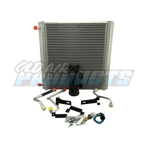 1947-1955 Chevrolet & GMC Truck A/C Condenser Kit - Passengers Side Compressor