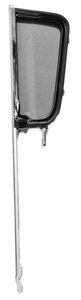 1955-1959 Vent Window Assembly Chrome With Green Glass (Passengers Side) - Chevy/GM Truck