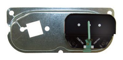 1955-1959 Chevrolet Pickup Truck Ammeter Gauge with Mechanical Backing Plate - GM Truck
