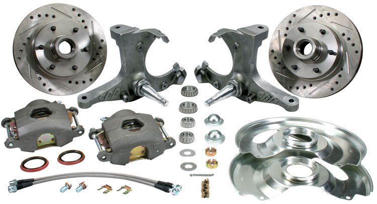 1963-1970 (6x5.5) 6-lug stock height kit OE Stock Spindle Wheel Brake Kit- GM