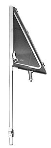 1968-1972 Vent Window Assemblies LH (Chrome/Green Glass)