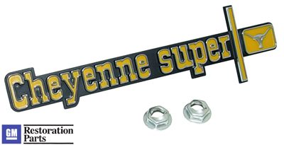 1973-1974 Cheyenne Super Dash Emblem - GM Truck