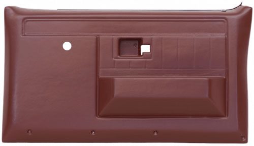 1981-1987 Chevrolet & GMC Truck Door Panels Deluxe, Rear - Black