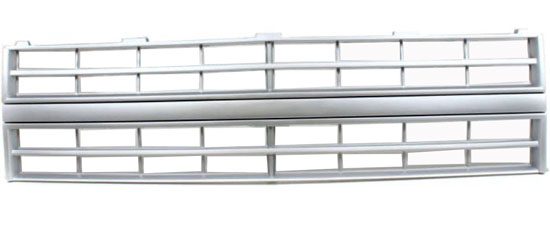 1985-1987 Chevrolet Truck Inner Grille For Single Headlight Style Reproduction Argent - GM Truck