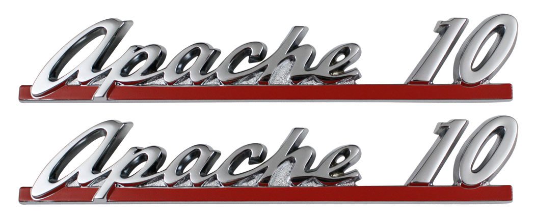 1961 Hood Side Emblems - Chevy Truck