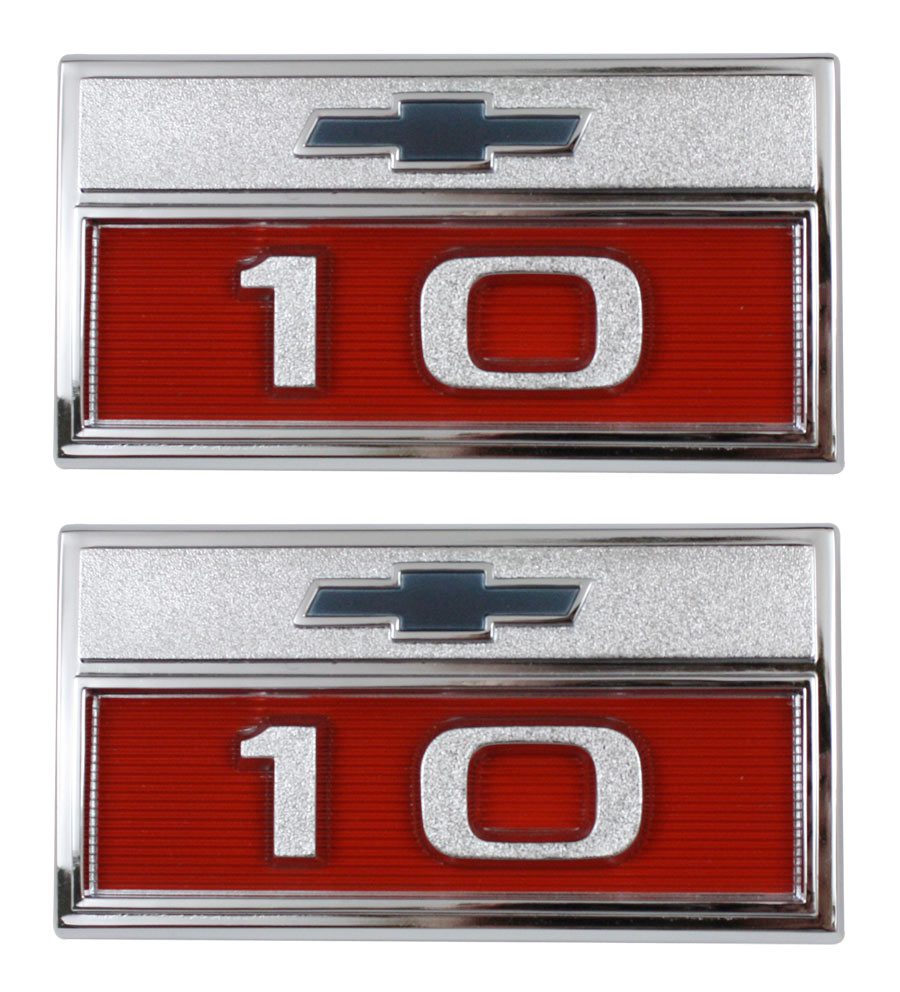 1966 Chevrolet Pickup Truck C10 Fender Emblems - Chevy Truck