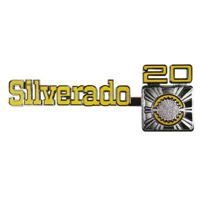 1975-1980 Fender Emblems for Chevrolet Silverado C20
