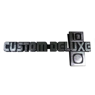 1981-1988 Fender Emblems for Chevrolet Custom-Deluxe 10