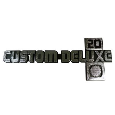 1981-1988 Fender Emblems for Chevrolet Custom-Deluxe 20
