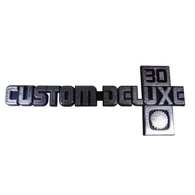 1981-1988 Fender Emblems for Chevrolet Custom-Deluxe 30