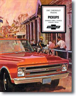 1967 Accessories Color Brochure - GM Truck