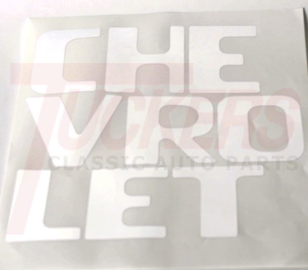 1954-1987 Tailgate letter Decals - Chevy Truck