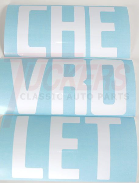 1958-1966 Tailgate letter Decals - Chevy Truck