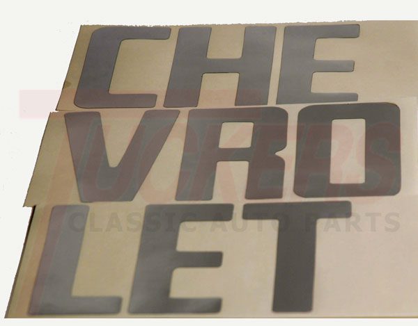 1958-1966 Tailgate letter Decals - Chevy Truck