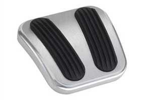 PARKING BRAKE PEDAL BILLET ALUMINUM CURVED E-BRAKE PAD