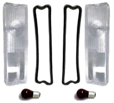 1967-1972 Clear Taillight Lens Kit Fleetside/Blazer - GM Truck