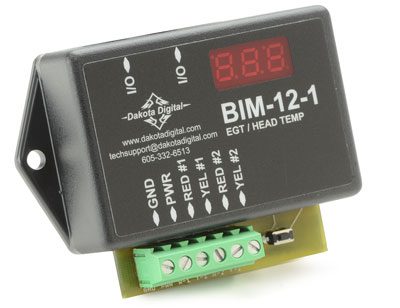 Exhaust Gas Temp / Cylinder Head Temp Module BIM-12-1
