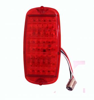 1960-1966 Taillight Lens Red Fleetside- L.E.D. - GM Truck