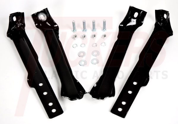 1963-1966 Rear Stepside Bumper Brackets - GM Truck