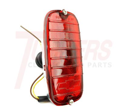 1962-1966 Chevrolet & GMC Truck Fleetside Tail Light Assembly Left Hand (Driver Side) - GM Truck