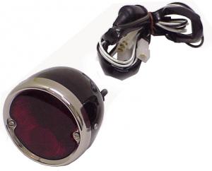 1955 2nd-1959 Tail Light Assembly Black-Polished Stainless Chevrolet & GMC