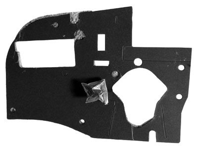 1967-1968 Chevrolet & GMC Pickup Truck Driver Side Firewall Pad - GM Truck