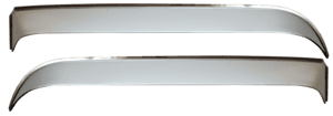 1964-1966 Door Vent Shades (Stainless) - GM Truck