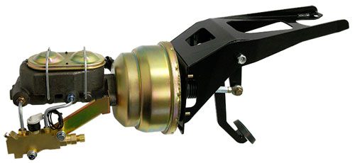 1955-1959 Power Brake Booster Kit (Disc/Disc) Firewall Mount - GM Truck