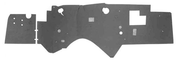 1946-1955 Firewall Pad standard rubber - GM Truck