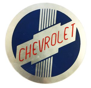 1953 "CHEVROLET" Heater Box Decal - Chevy Truck