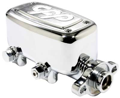 Master Cylinder With Built In Proportioning Valve, Chrome - Universal