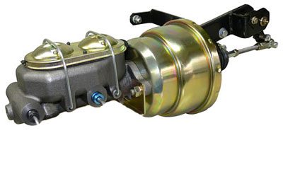 1955-1959 Power Brake Booster Kit, Zinc (Drum/Drum) - GM Truck