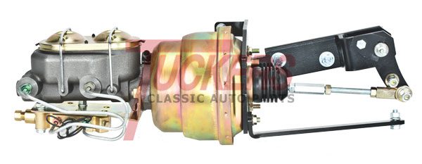 1955-1959 Power Brake Booster Kit, Zinc (Disc/Disc) - GM Truck