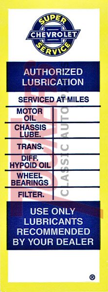 Door Lube Decal - Universal